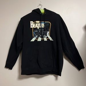 🤍 The Beatles Black Hoodie Abbey Road Size XXL unisex